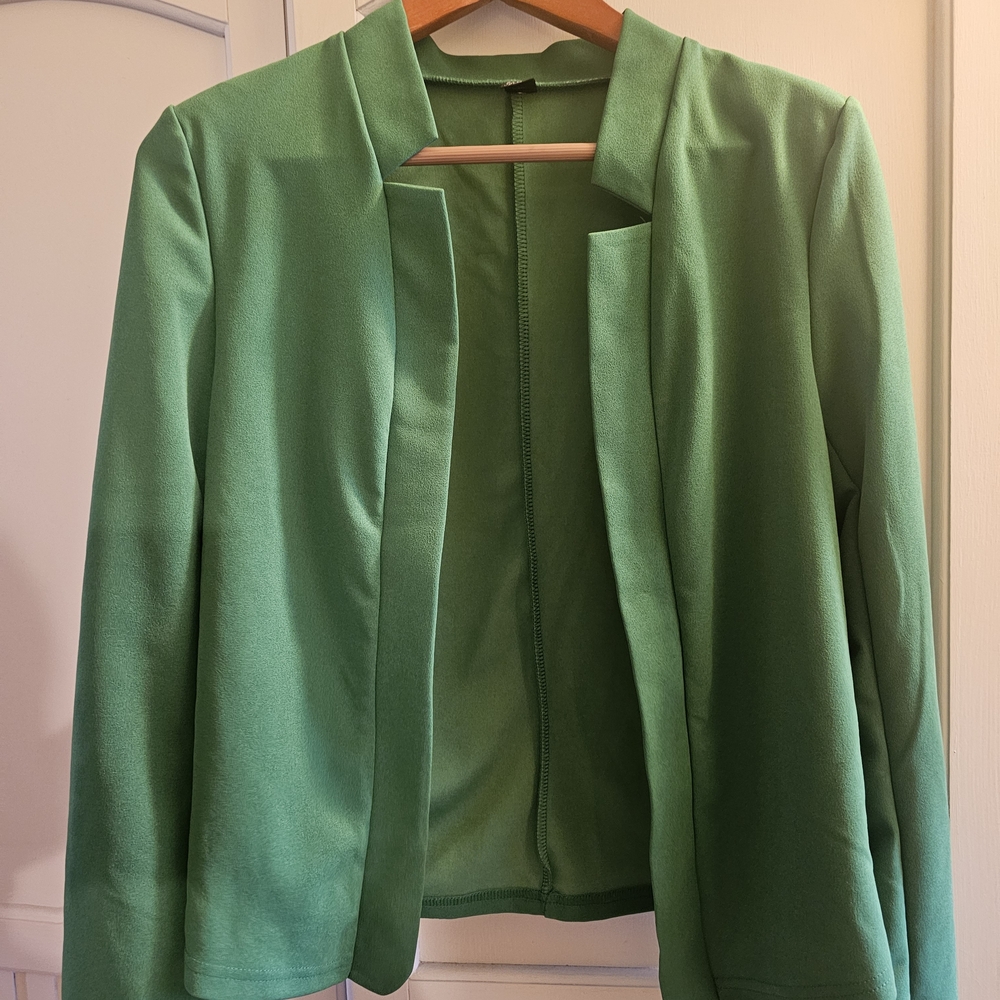 Elegant Green Women's Jacket